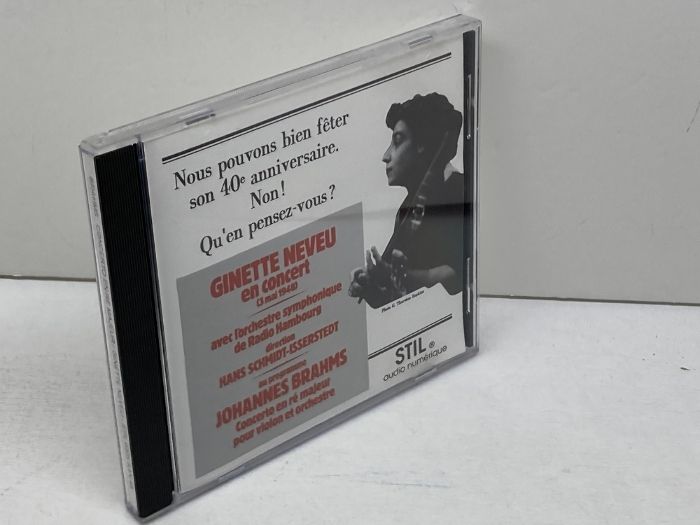 ジネット・ヌヴー　ブラームス　ヴァイオリン協奏曲　仏Stil盤 Amazon.co.jp: ブラームス : ヴァイオリン協奏曲ニ長調