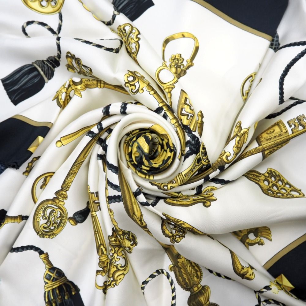 HERMES/エルメス カレ90 LES CLES THE KEYS RARE スカーフ