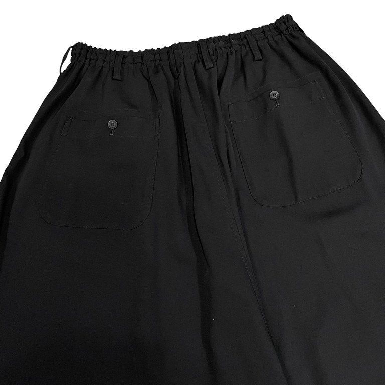 極美品⭐️ヨウジヤマモトプールオム ウールギャバジン サルエルパンツ ブラック Yohji Yamamoto Pour Homme 19SS ウールギャバジンサルエル
