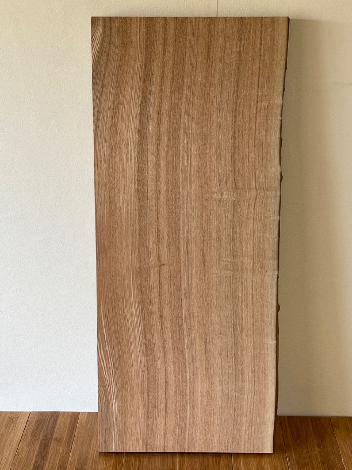 タモ板　柾　片耳付き　無垢材　(1115)