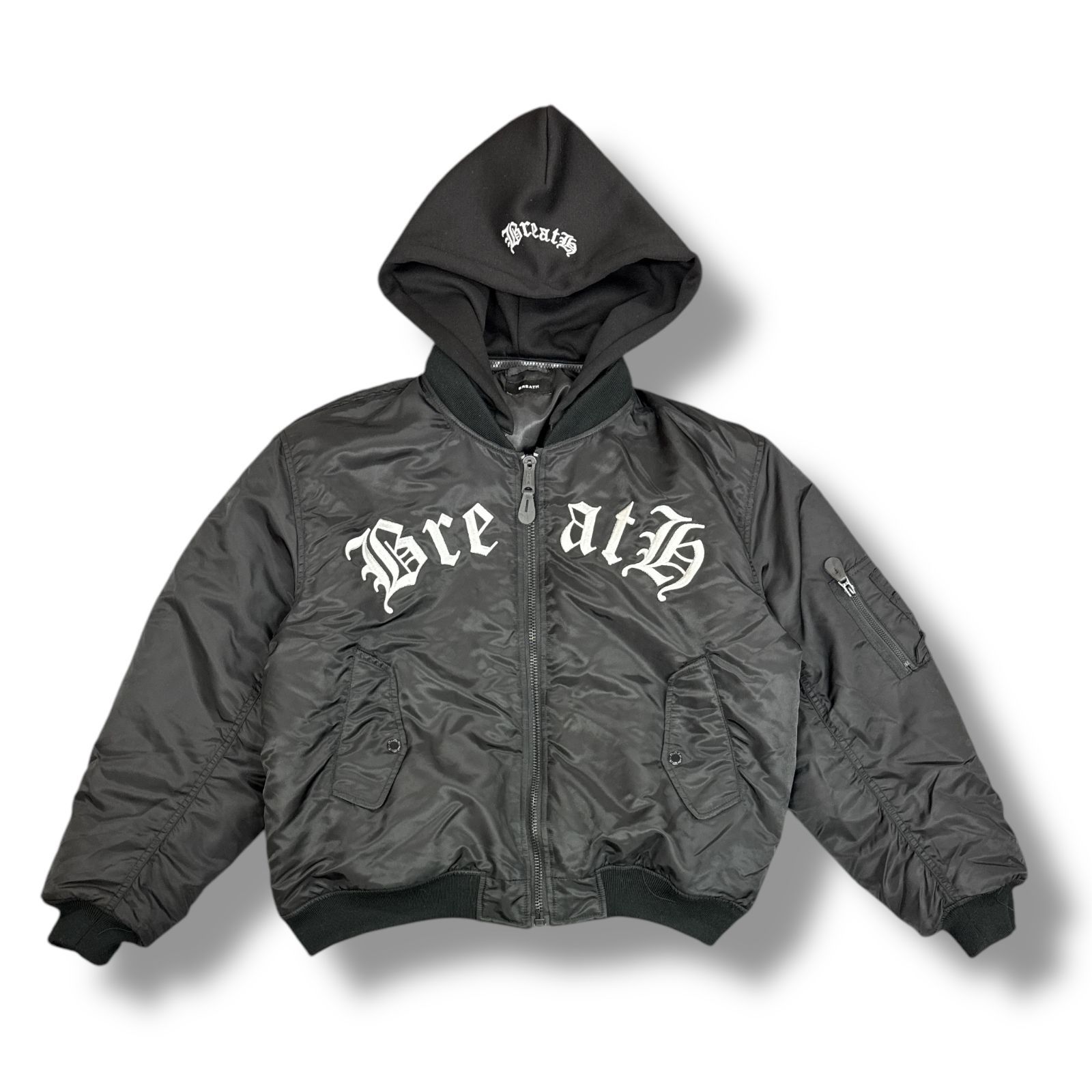 参考上代60500円 BREATH × F.M.C.D 24AW 3WAY OLD ENGLISH LOGO BOMBER 