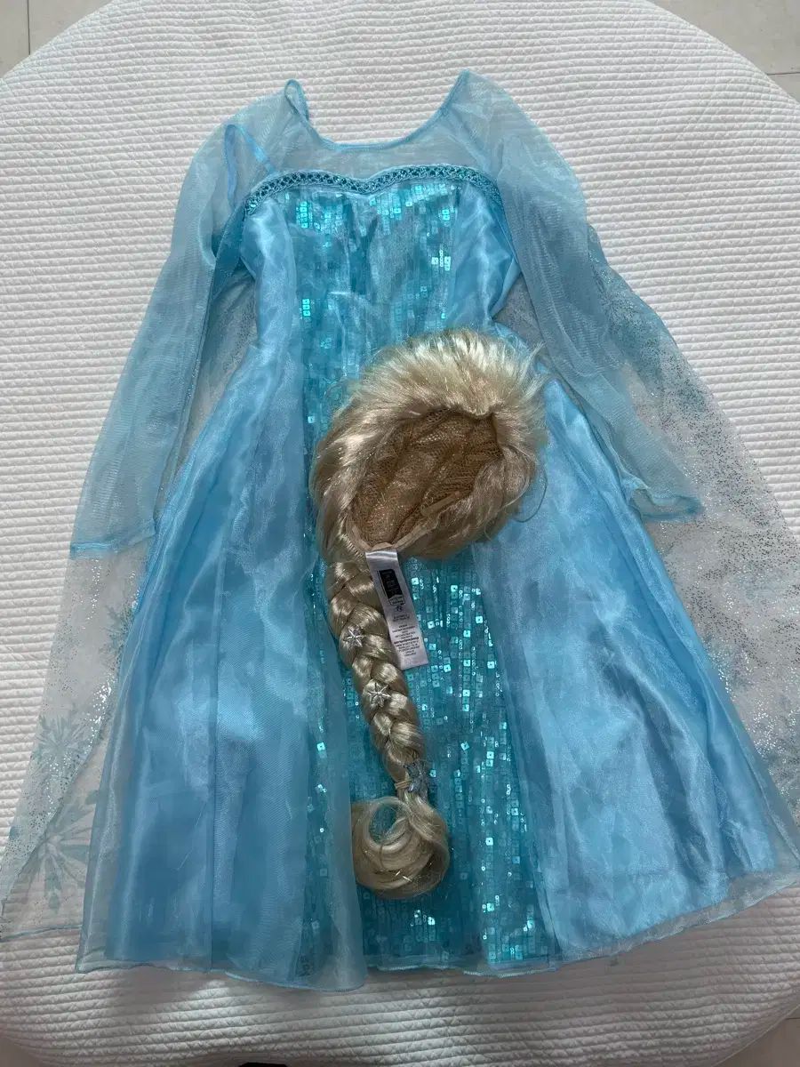 女の子 ディズニー エルサ ドレス ウィッグ ディズニー
