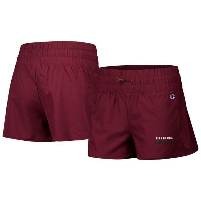 【送料無料】 チャンピオン レディース ハーフパンツ・ショーツ ボトムス Women's Champion Garnet South Carolina Gamecocks Tailgate Her Woven Shorts Scr Red