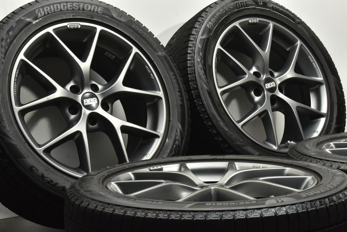 スタッドレス BBS GERMANY SR 18in 8J 45 PCD112 ブリヂストン ブリザック VRX3 235|50R18 アウディ Q3 VW ティグアン