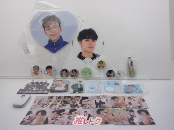 NCT127 ドヨン ペンミ うちわ アクスタ トレカ 缶バッジ セット SEVENTEEN VERNON グッズセット バーノン D'FESTA JAPAN FINAL