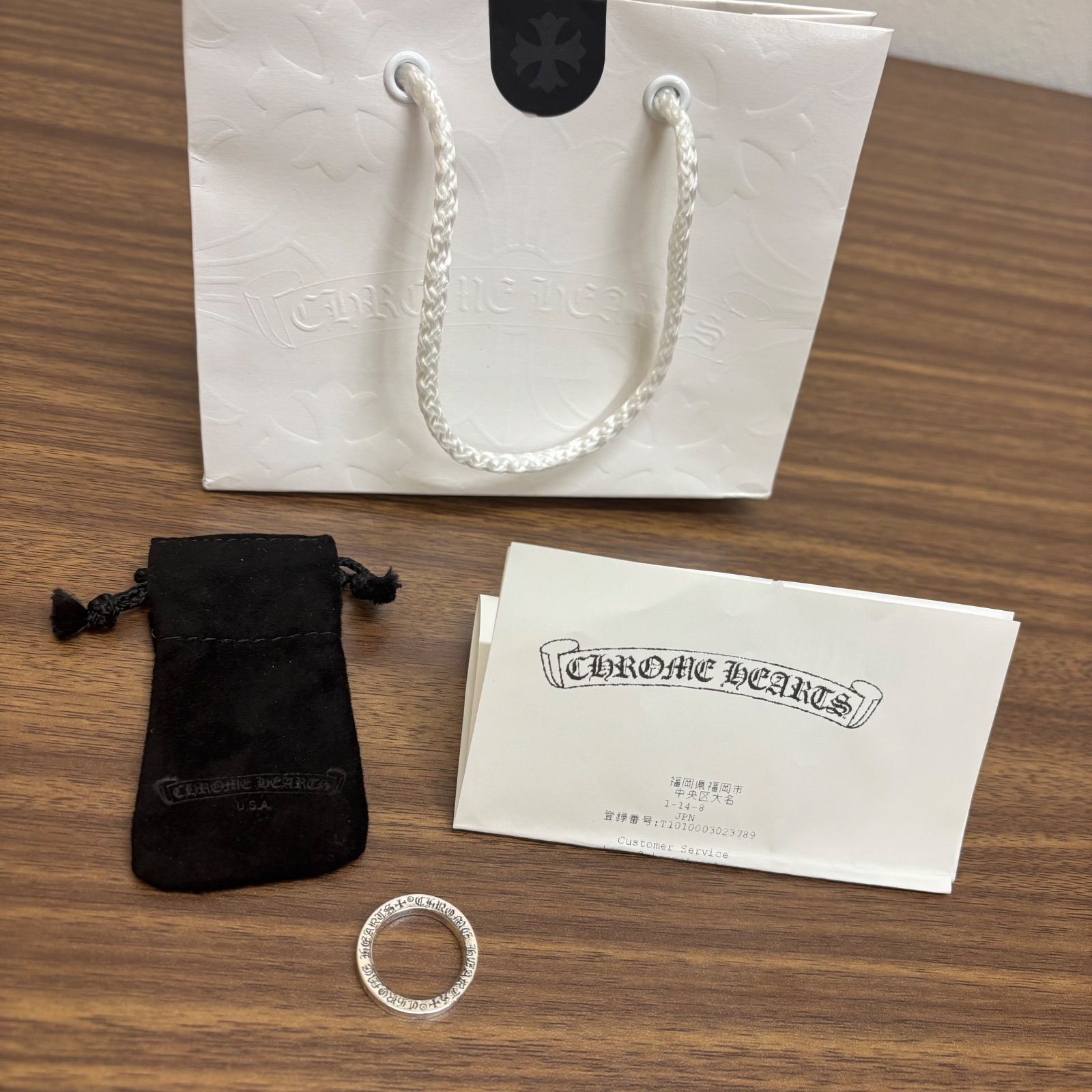 ◎【インボイス有り】CHROME HEARTS クロムハーツ 3mmスペーサー 