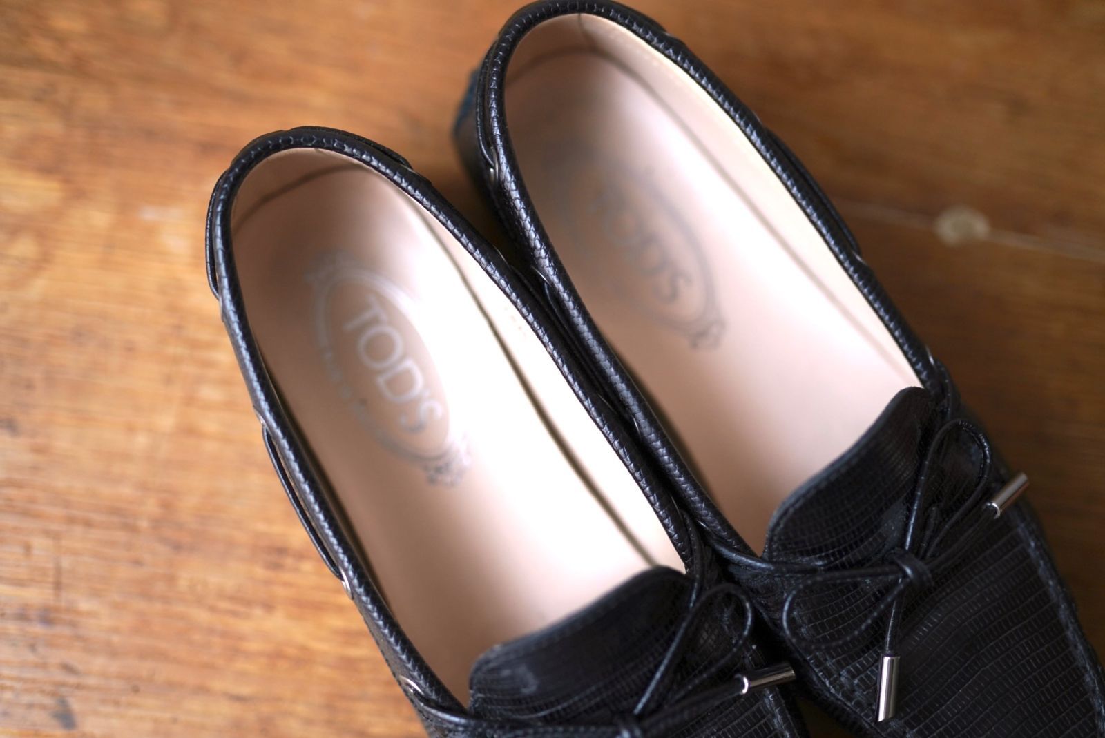 リザードレザーローファー ブラック / TOD'S(トッズ) Tod's リザードレザーローファー ブラック / TOD'S(トッズ) Tod's