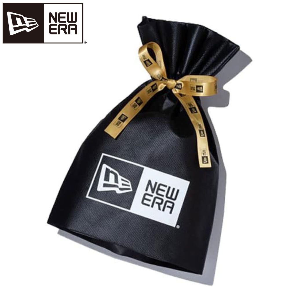 ニューエラ ギフトバッグ ボックスロゴ ブラック ゴールド 1枚 New Era Gift Bag Box Logo Black Gold 1pc