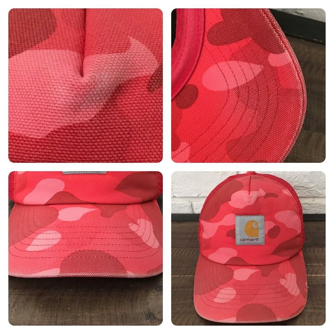 ☆激レア☆ Carhartt × BAPE メッシュ キャップ カーハート a bathing