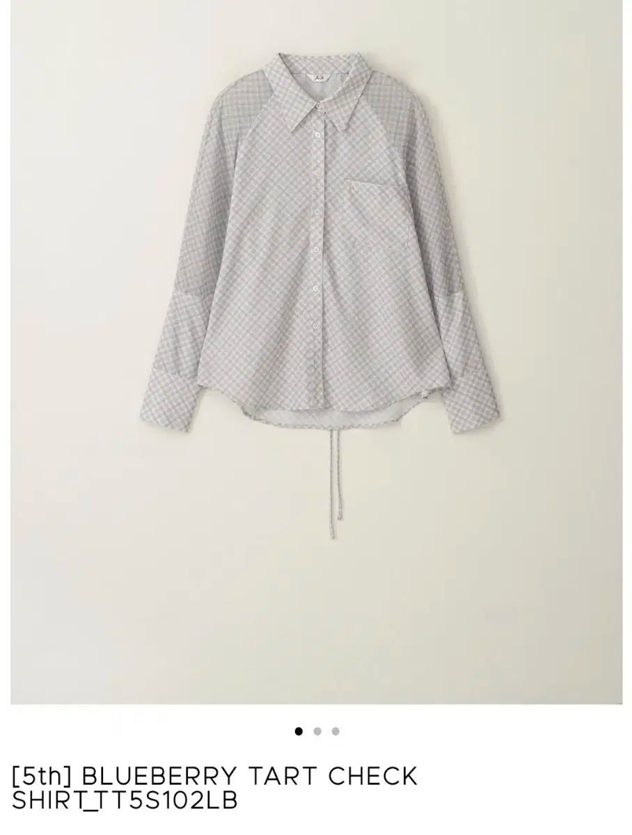 THETIS ブルーベリー タルト チェックシャツ