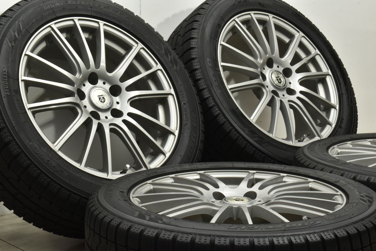 バリ溝 G-Mach 17in 7J 38 PCD114.3 トーヨー オブザーブ ガリット GIZ 215 55R17 エスティマ オデッセイ ヴェゼル CX-3 可