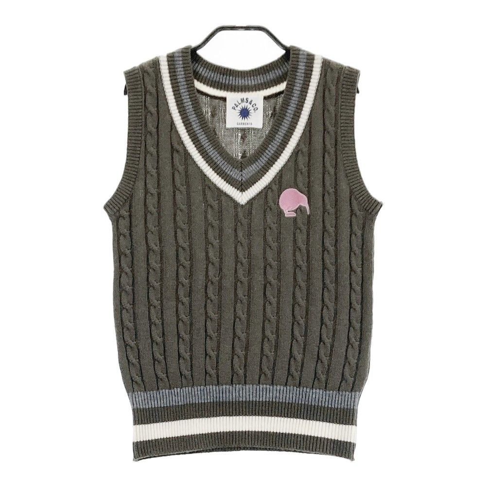 ゴルフ tovho オレンジ花柄ベスト 未使用品 ゴルフ tovho オレンジ花柄