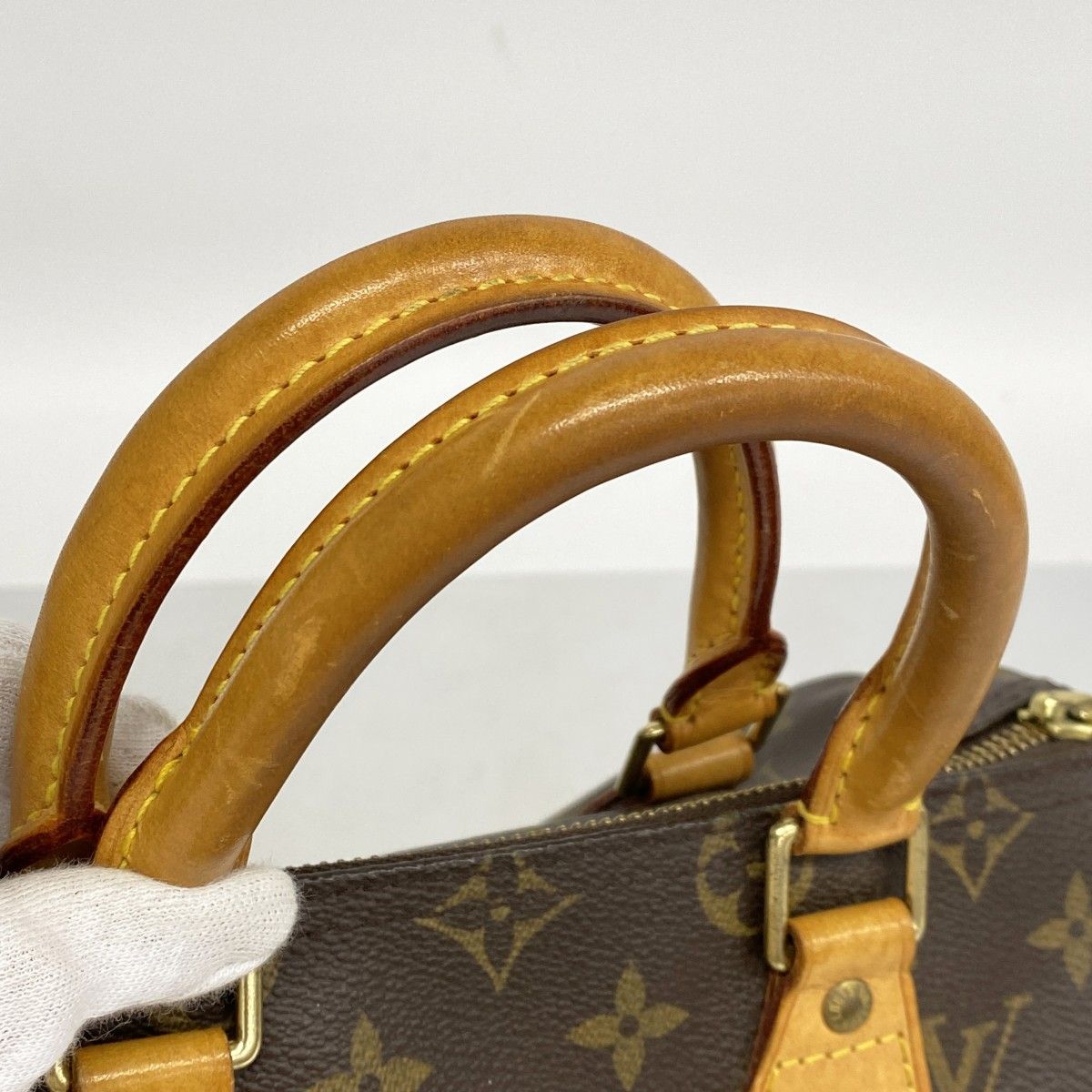 ルイ・ヴィトン 赤かっ LOUIS VUITTON スピーディ 25/ハンドバック M41109 【中古】