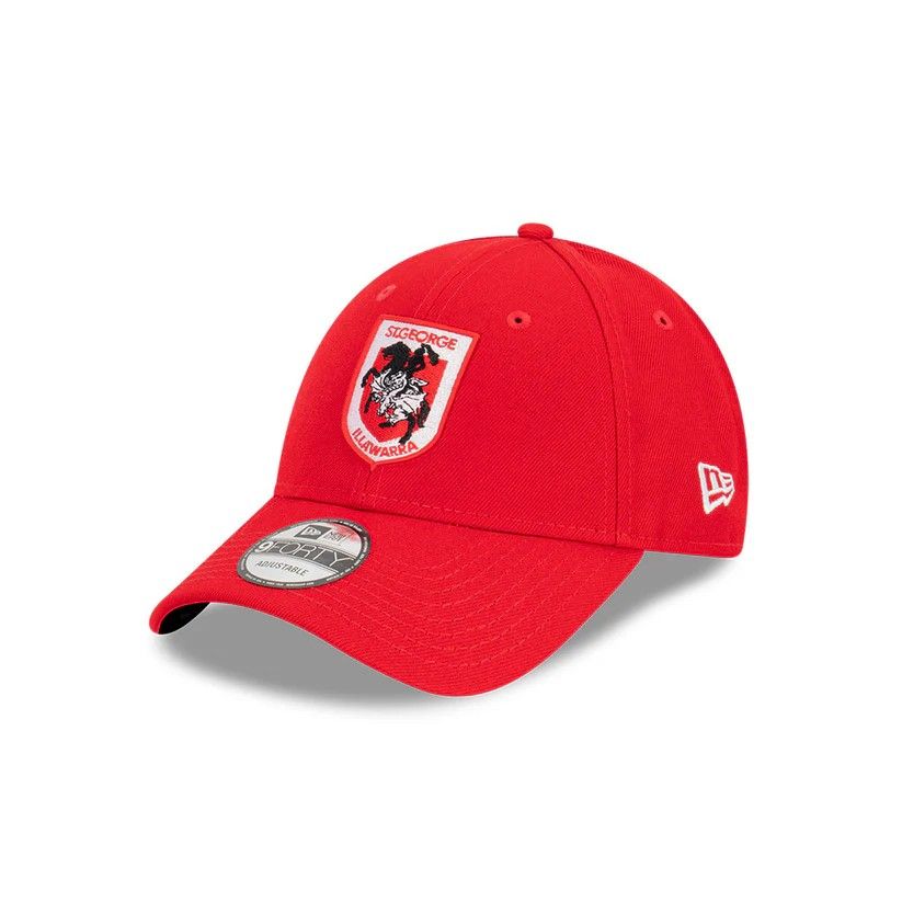 送料無料 匿名配送 ニューエラ セント ジョージ イラワラ ドラゴンズ 9Forty Snapback Cap 帽子 赤 レッド 公式モデル 日本未発売