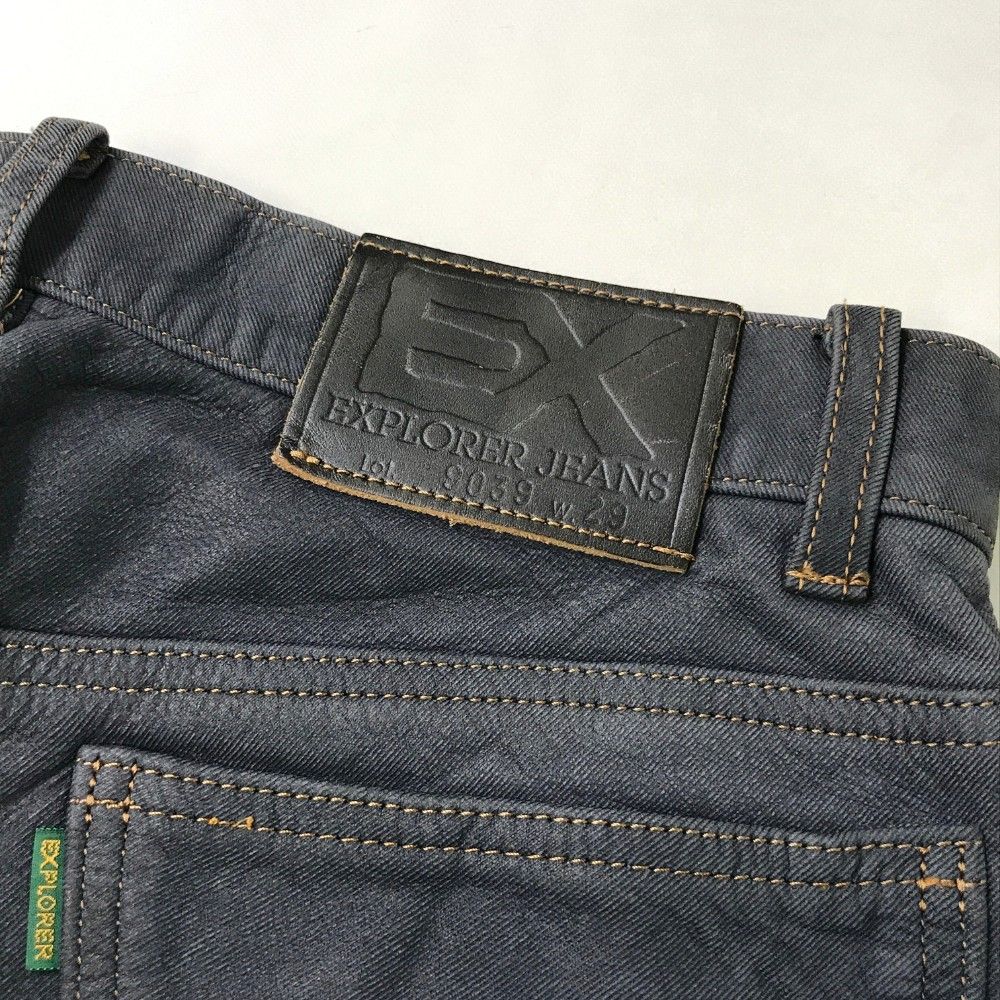 KUSHITANI クシタニ レザーパンツ EXPLORER JEANS グレー系 29