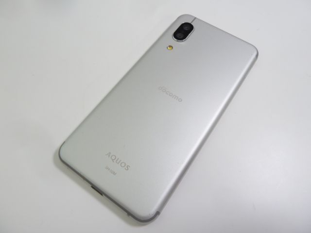 中古】 AQUOS sense3 SH-02M シルバーホワイト docomo SIMロック解除済