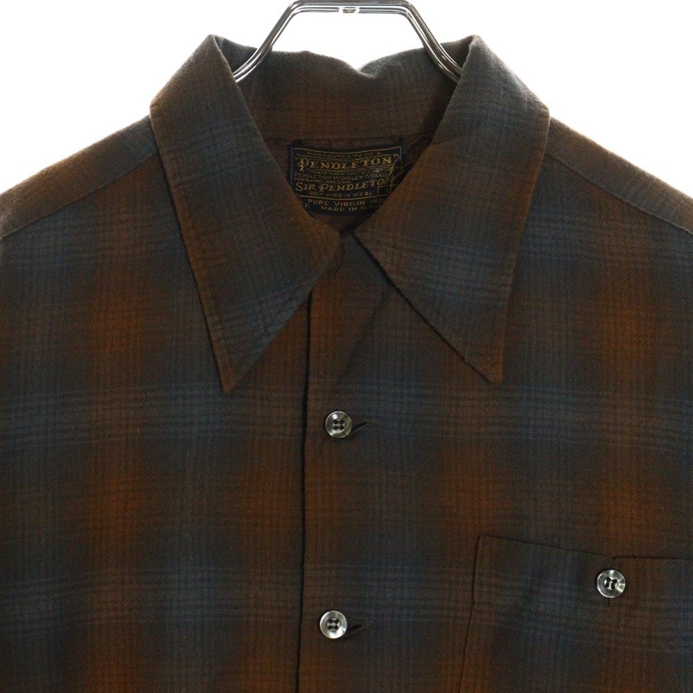 PENDLETON (ペンドルトン) 70S VINTAGE オンブレチェック ロング