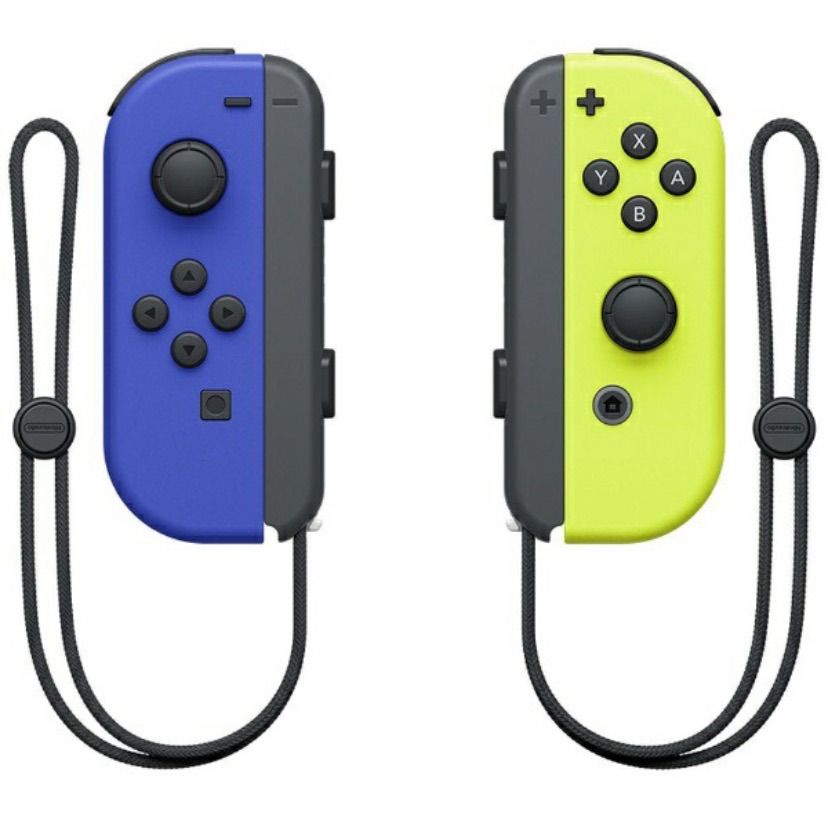 任天堂 (Switch)Joy-Con(L) ブルー/ (R) ネオンイエロー - メルカリ