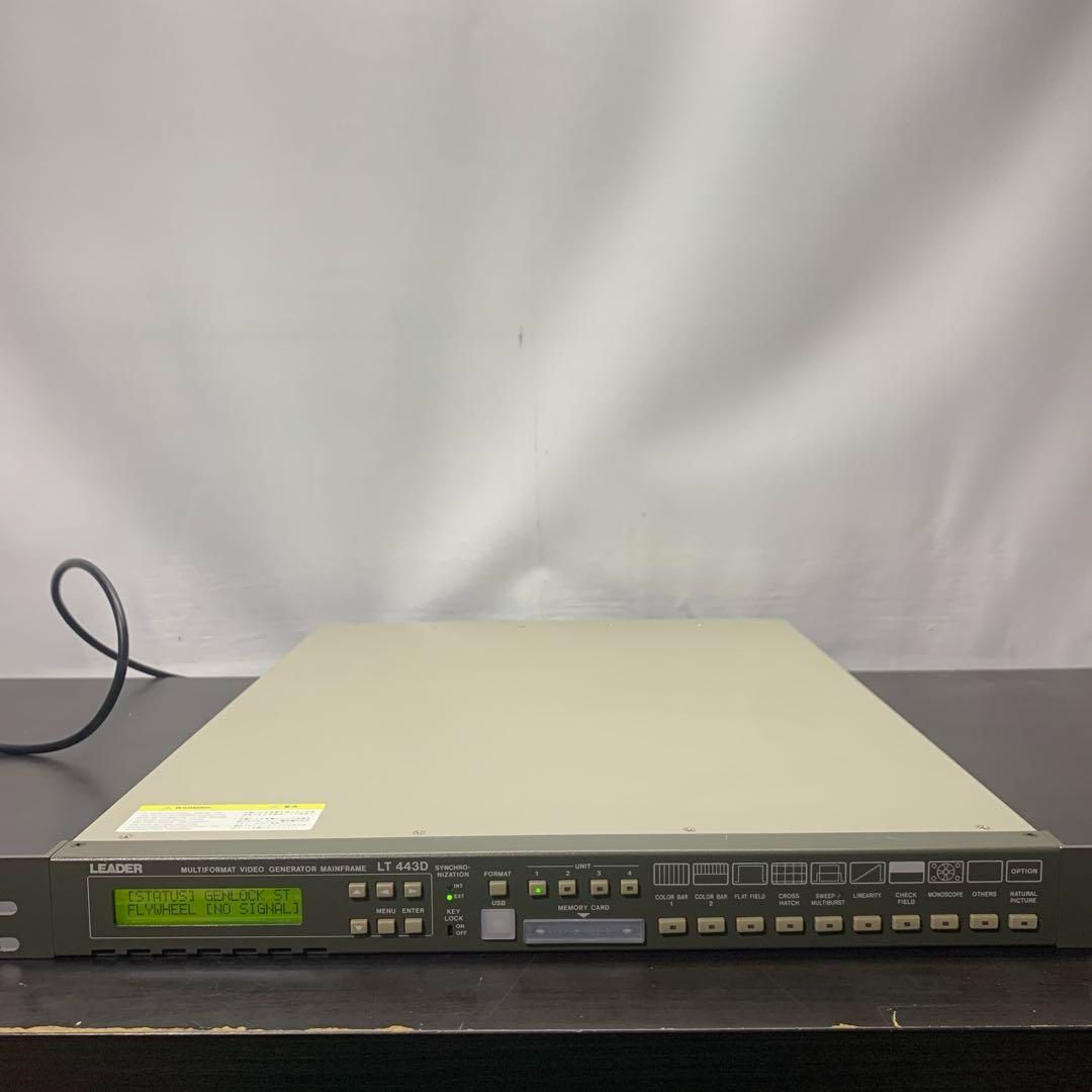LEADER LT 443D マルチフォーマットビデオジェネレーター