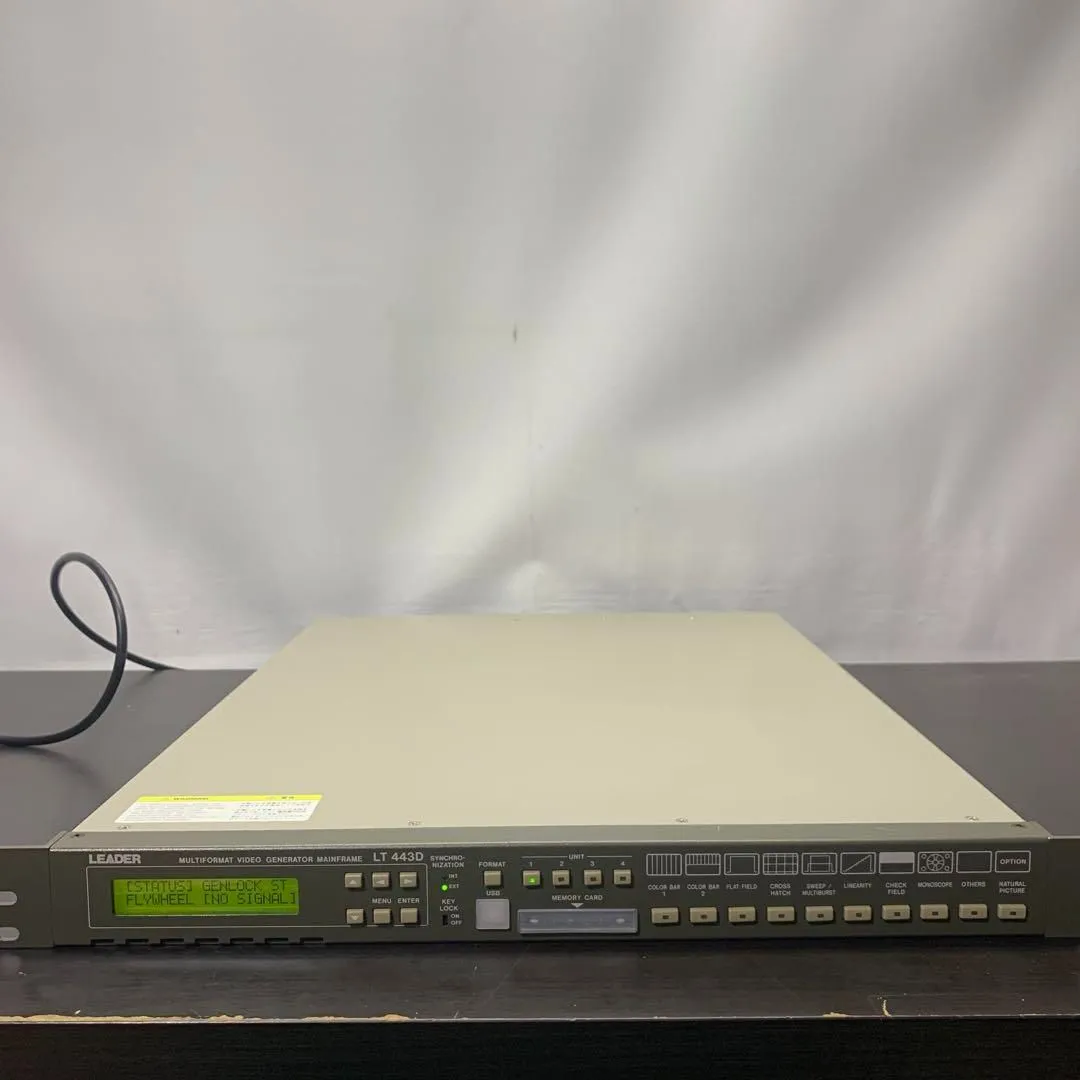 LEADER LT 443D マルチフォーマットビデオジェネレーター