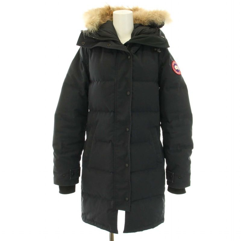 カナダグースマッケンジーネイビーM ダウンコヨーテファー