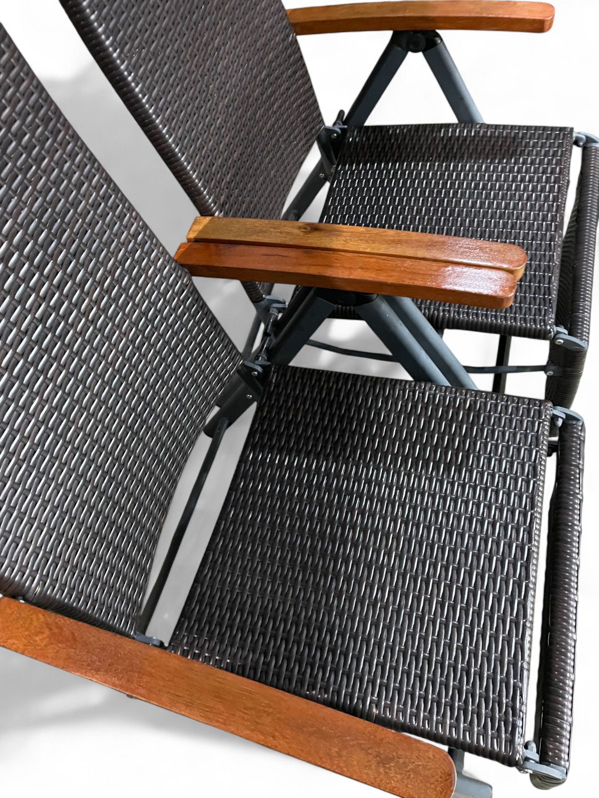 DINOS ディノス ２脚セット ファーストクラス フットレスト付 デッキチェア 29348 2脚 10c35