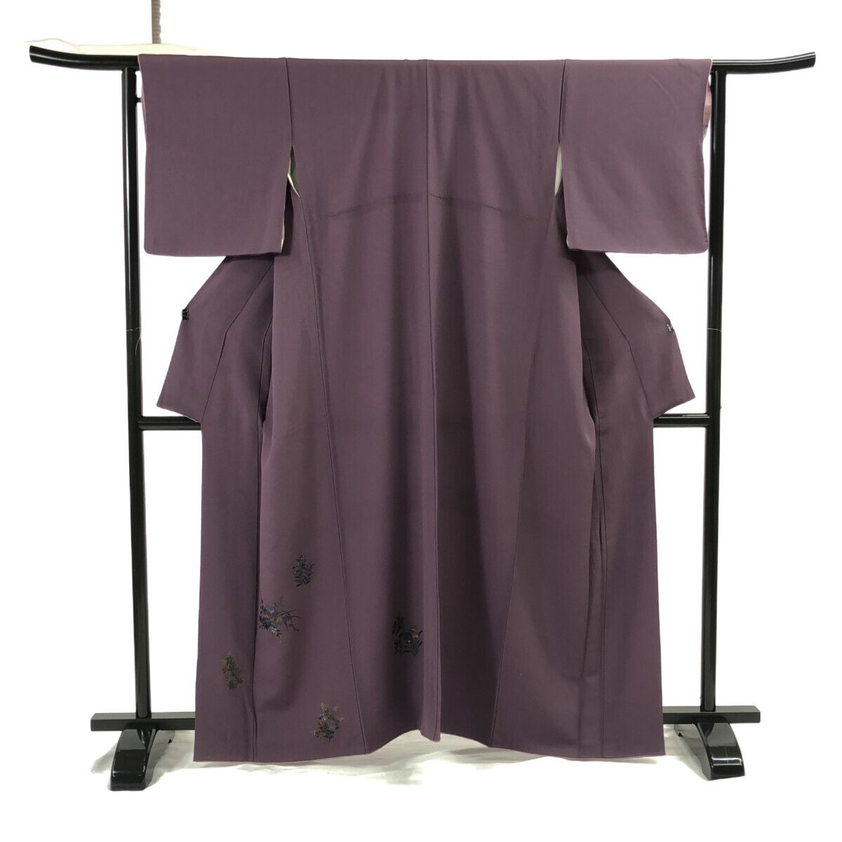 附下/美品/刺繍/紫/訪問着/仕立上がり/適応身長153～160㎝/8770 - メルカリ 