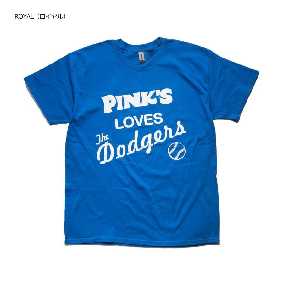 カラー：ブルー】ピンクス ホットドッグス PINK'S HOTDOGS 半袖 T