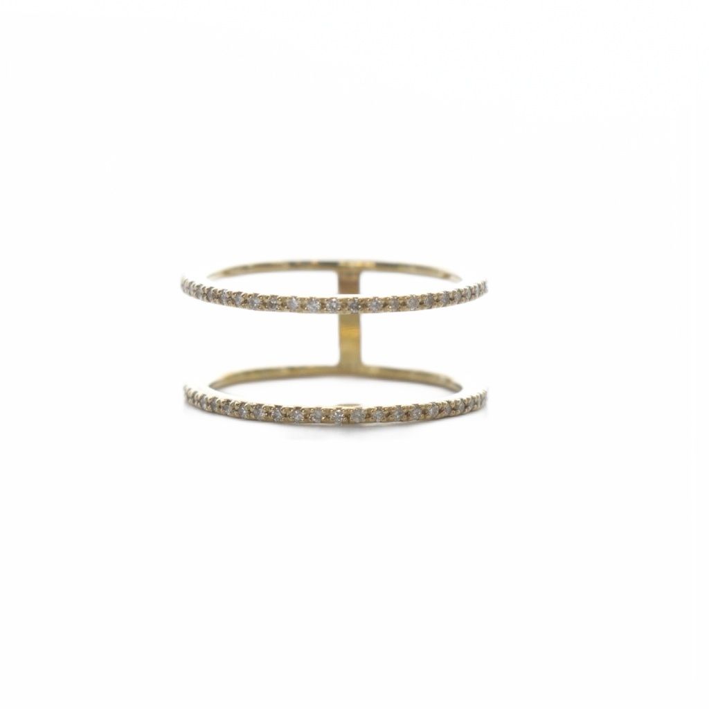 ブランイリス BLANC IRIS COMET RING 指輪 リング ダイヤモンド 0.20ct