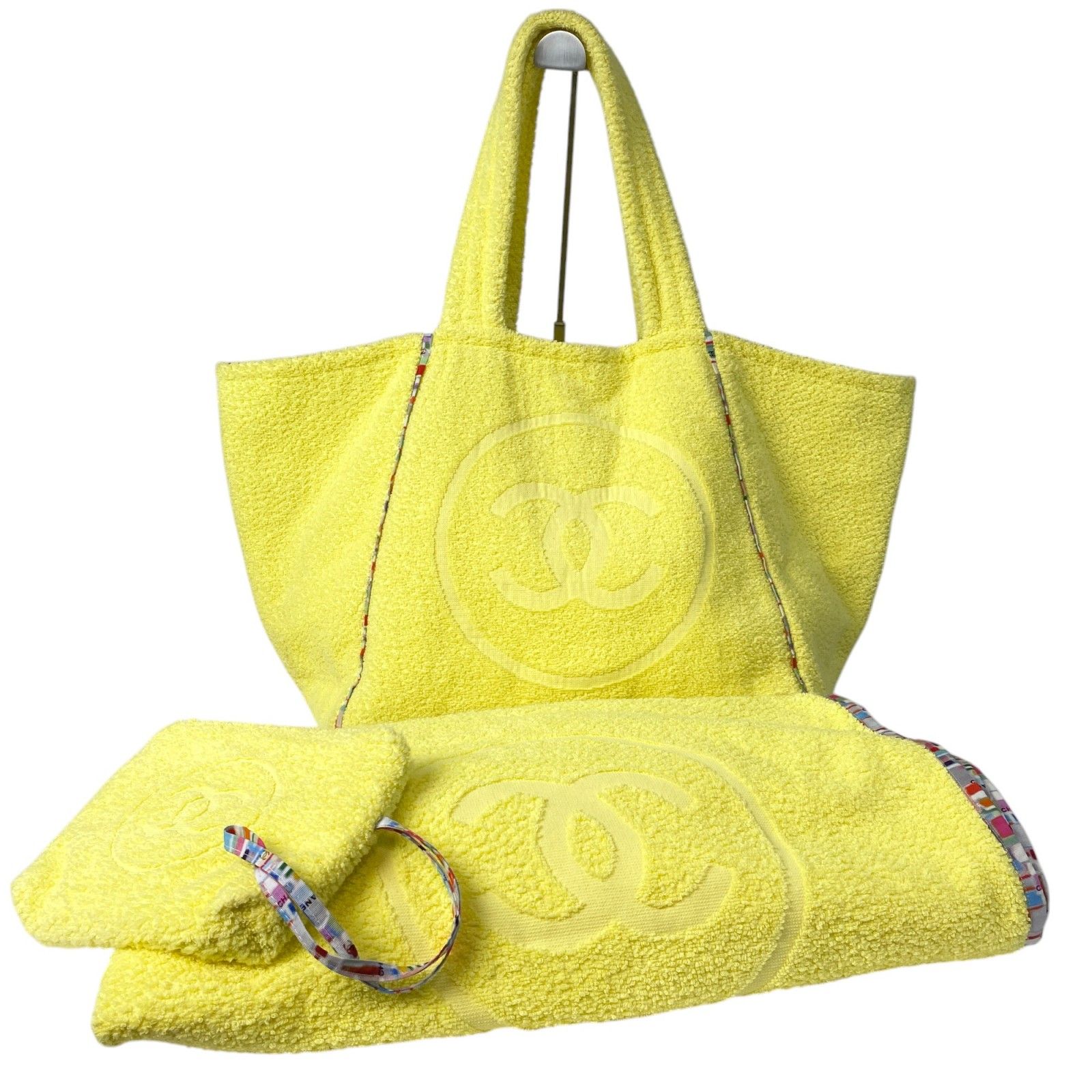 シャネル CHANEL レディース デカココマーク マルチカラー パイル 