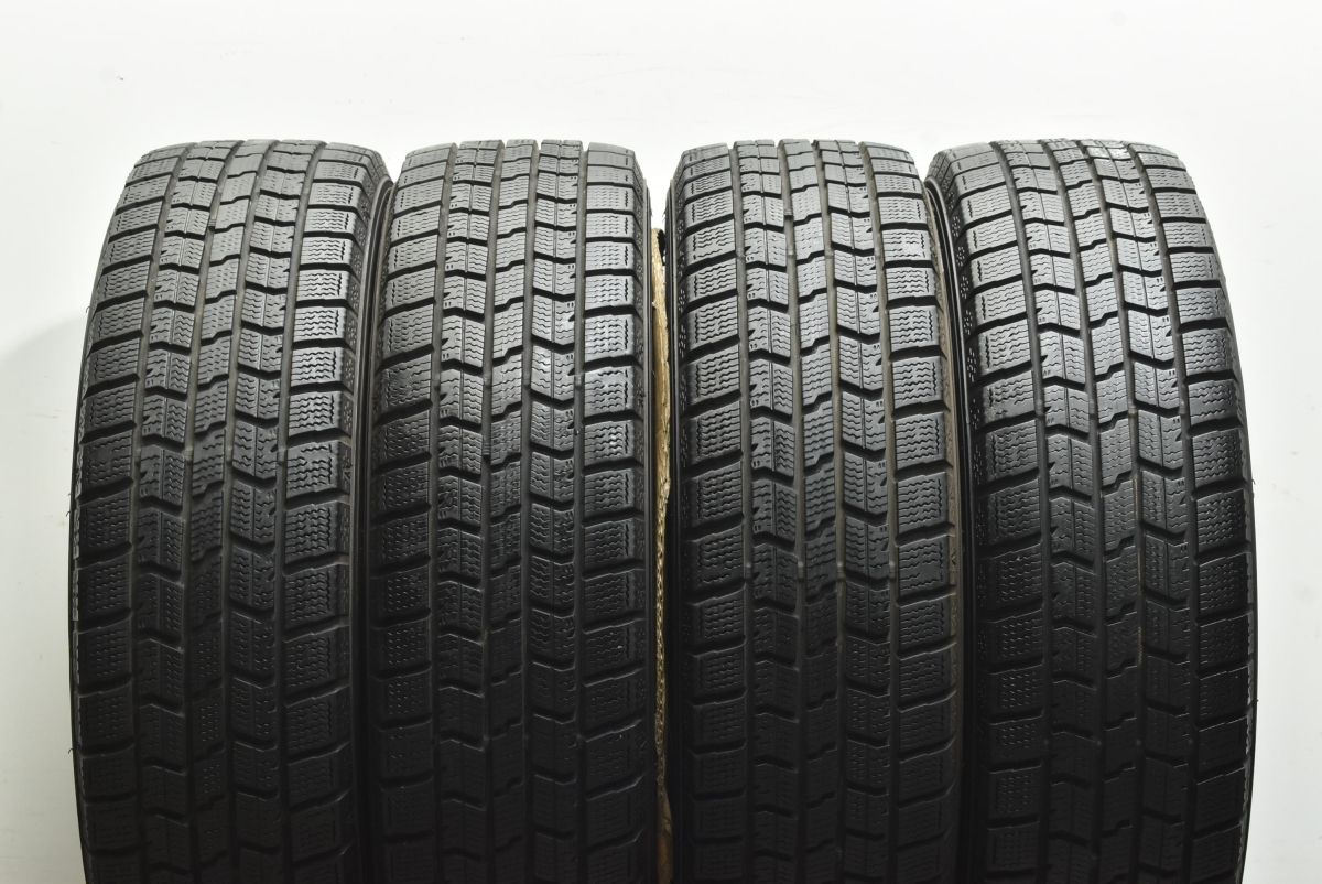 【美品】ロクサーニスポーツ 15in 4.5J +45 PCD100 グッドイヤー アイスナビ7 165/60R15 デリカミニ D:2 ハスラー ソリオ Kei 送料無料