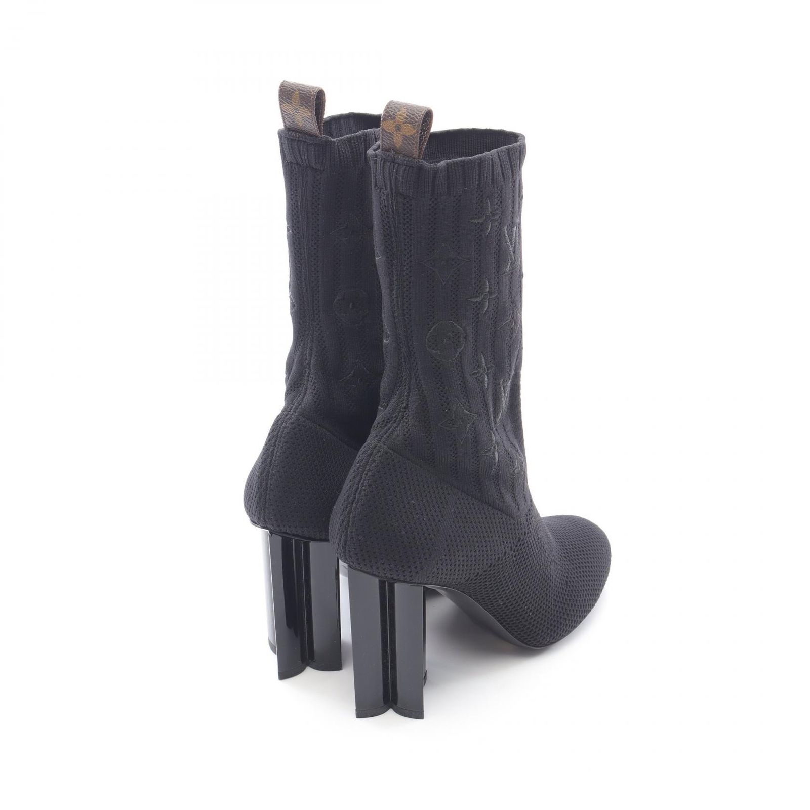 良品★ルイヴィトン・シルエットライン モノグラム アンクル レインブーツ(36) 良品☆ルイヴィトン・シルエットライン モノグラム アンクル レイン