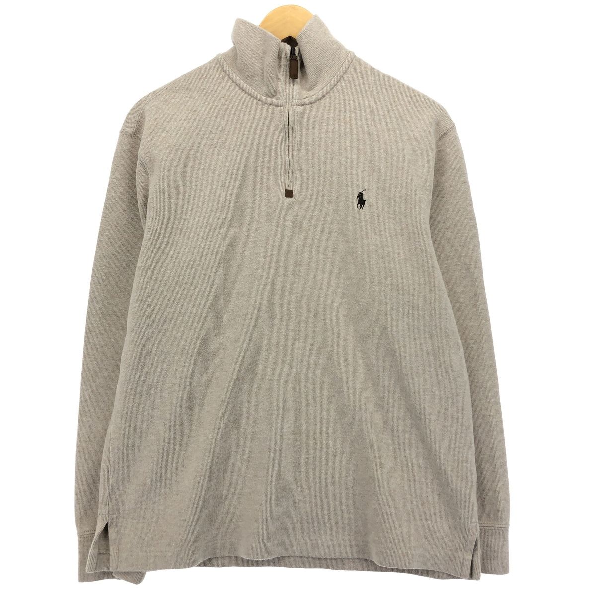 古着 ラルフローレン Ralph Lauren POLO RALPH LAUREN コットンニットハーフジップセーター メンズM/eaa421772