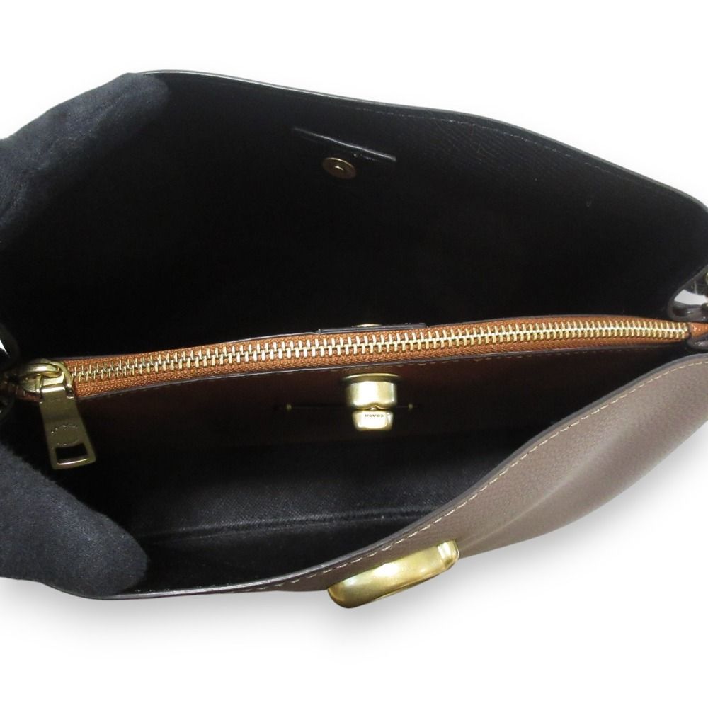 新品同様 24AW COACH コーチ ウィロウ カラーブロック レザー 2Way