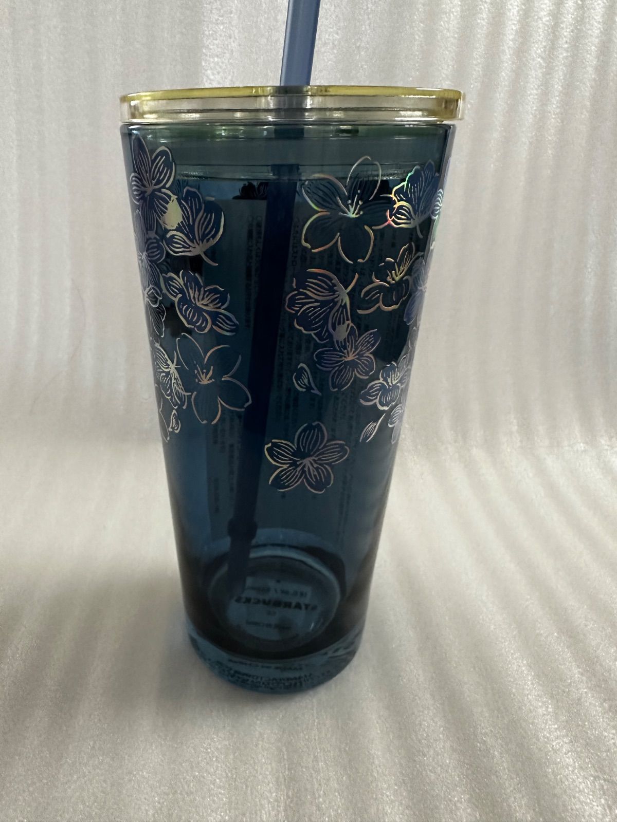 スターバックス桜2025 グラスタンブラーナイトブルー532ml