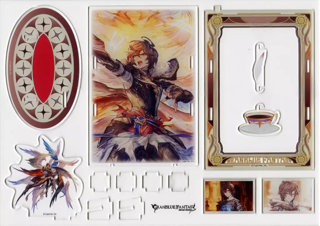グラブル】サンダルフォン＆ルシフェル ステンドグラスアクリル