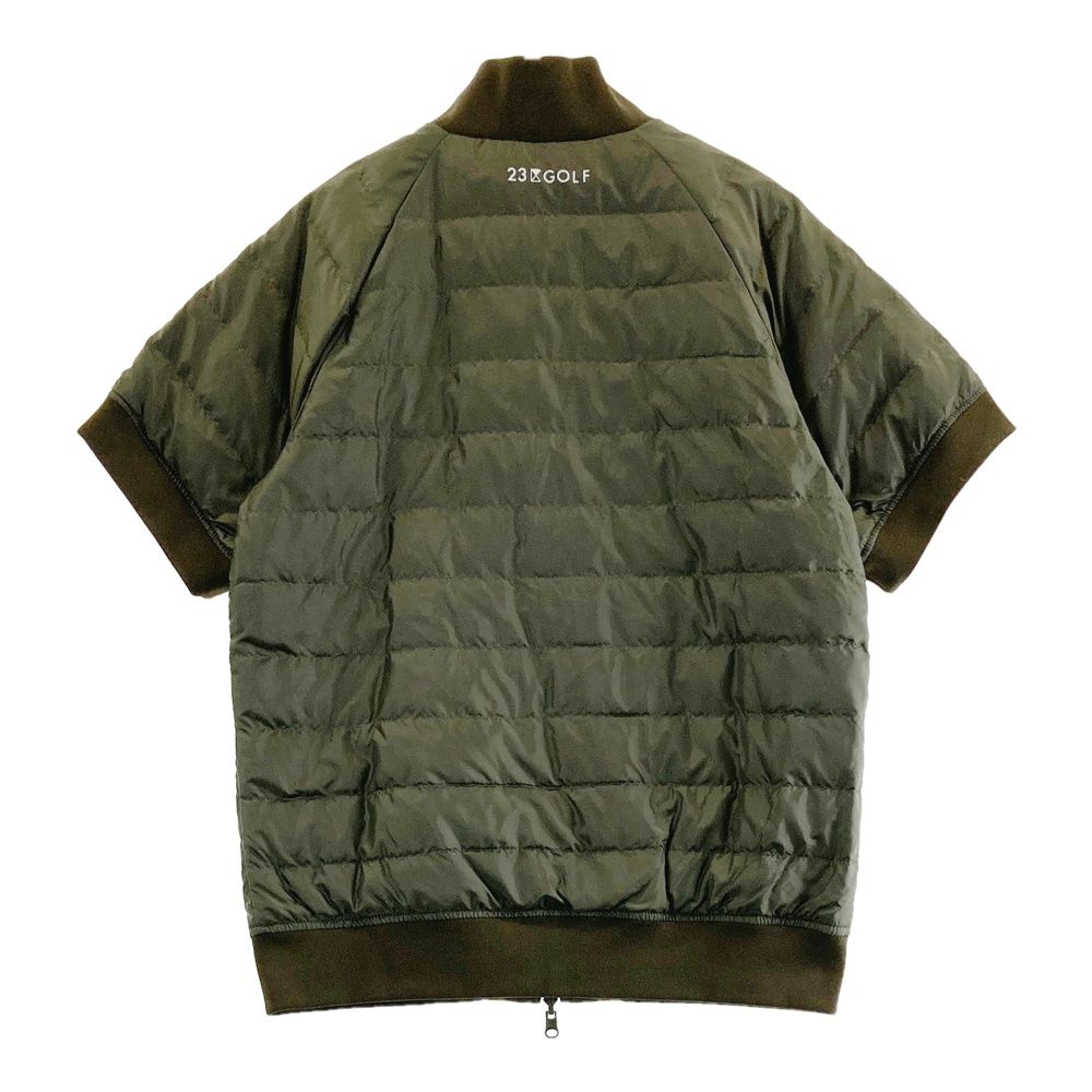 ー品満載！ サイズ 3 23区GOLF ニジュウサンクゴルフ 半袖 ダウンジャケット リバーシブル カーキ系 240101464315 ゴルフウェア レディース ストスト 【新入荷·数量限定】