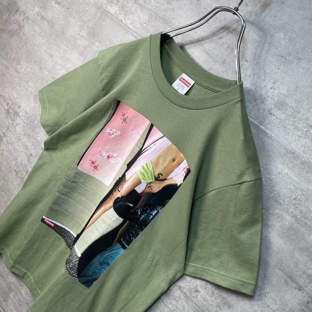 YN①】美品 シュプリーム 22SS エロT Model Tee Light Olive - メルカリ