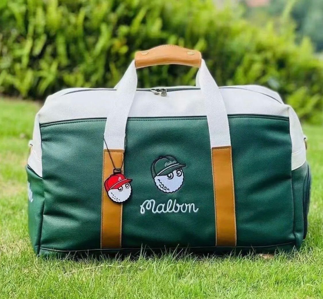 マルボンゴルフ キャディバッグ バッグ&ボストンバッグ 2点セットキャンバス軽量 マルボンゴルフ キャディバッグ &ボストンバッグ 2点セットキャンバス