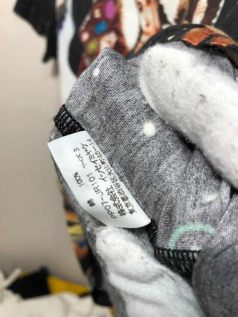 059051 ISSEY MIYAKE PLEATS PLEASE 横尾忠則 半袖 カットソー 3 T