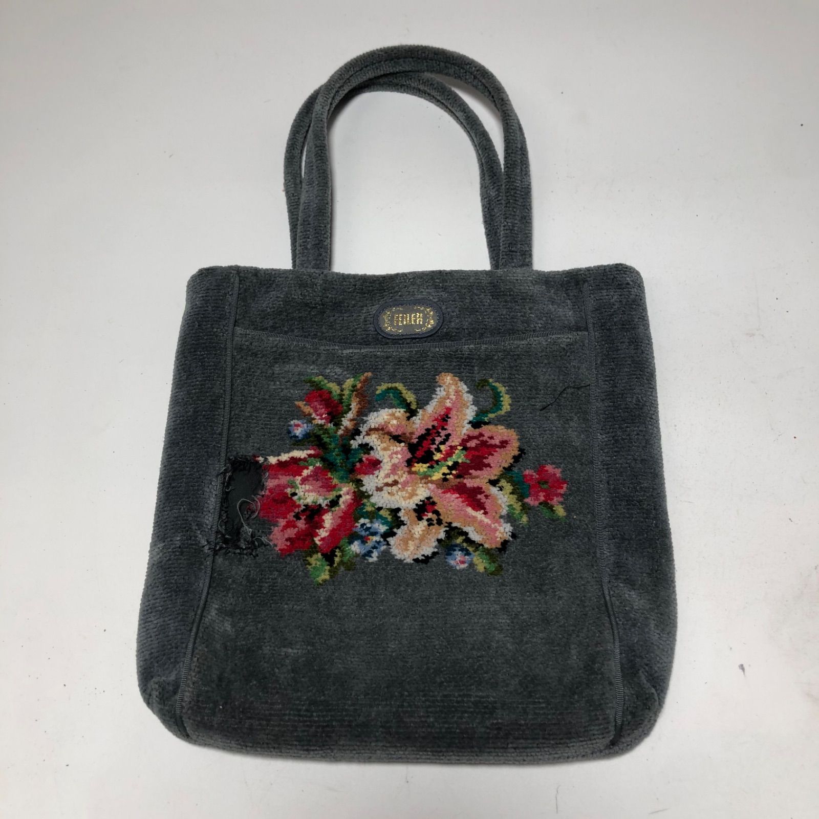 新品】FEILER 花柄刺繍 ショルダーバッグ