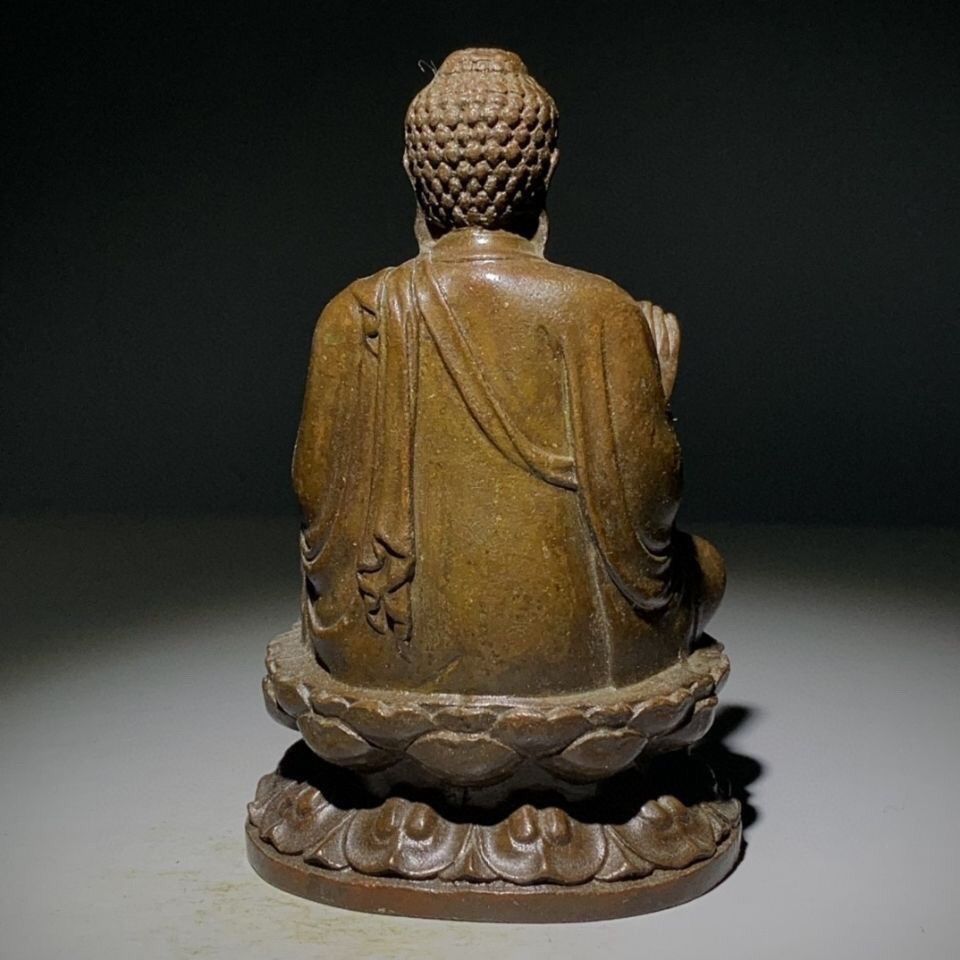 鉄像 鉄仏 釈迦牟尼端塔仏 大日如来仏像 工芸品 置物 如来仏像 大日如来 阿弥陀如来 釈迦如来 仏像 置物 風水 釈迦牟