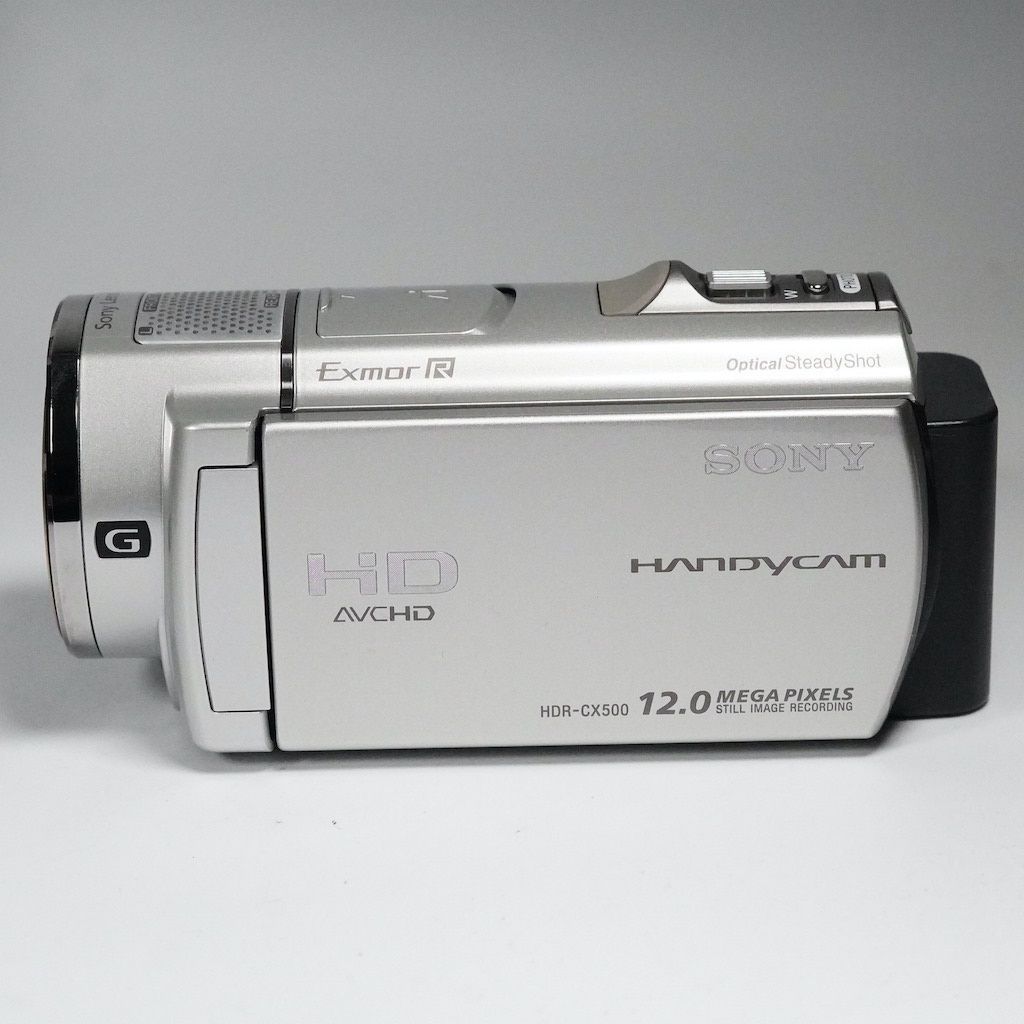 SONY - [美品] SONY HDR-CX500V シルバー Amazon.co.jp: SONY デジタルHDビデオカメラレコーダー CX500V