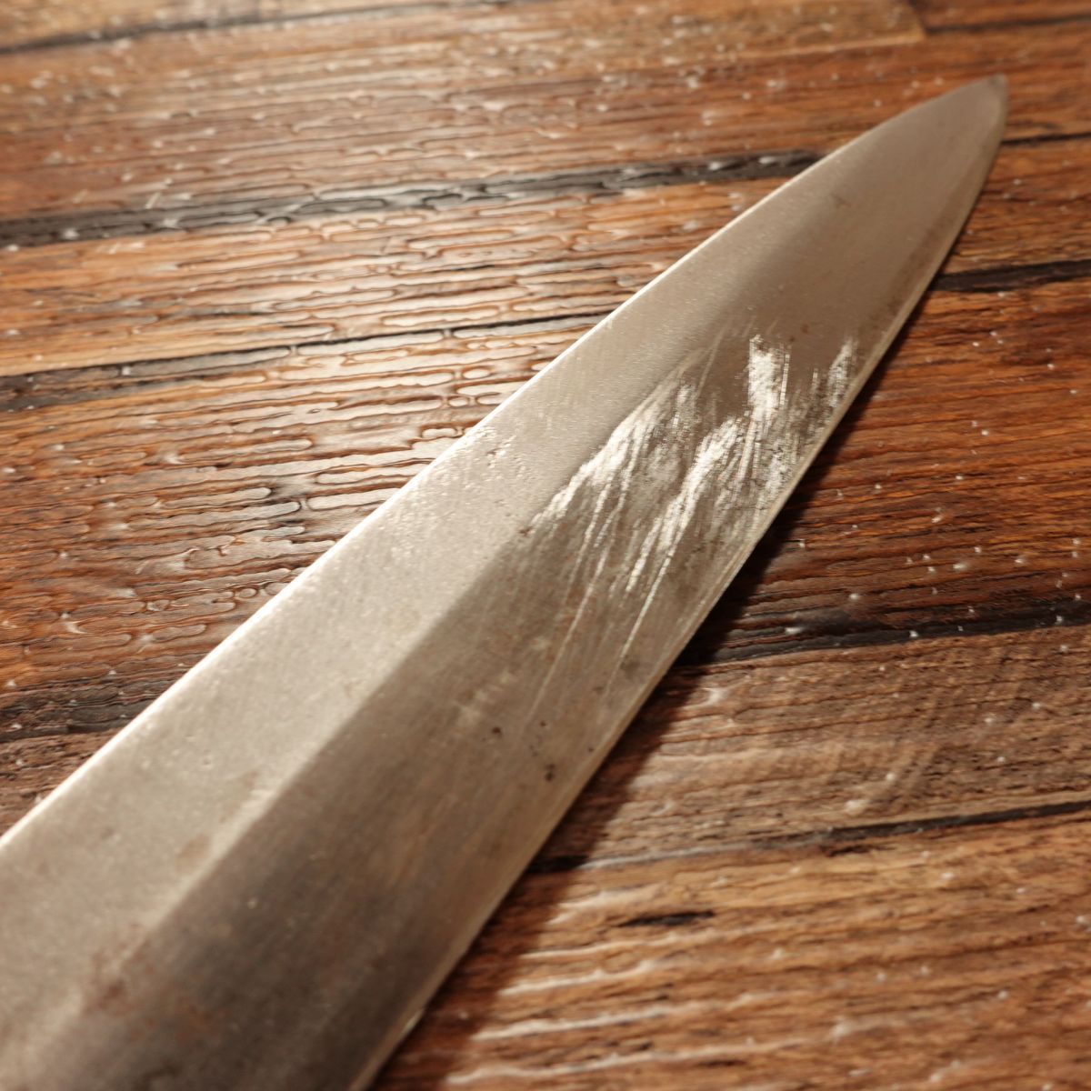 武蔵野木屋 柳刃包丁 研ぎ済み 木屋 柳刃包丁 研ぎ済 木屋義久 ひょうたんロゴ 刺身包丁 240mm - メルカリ