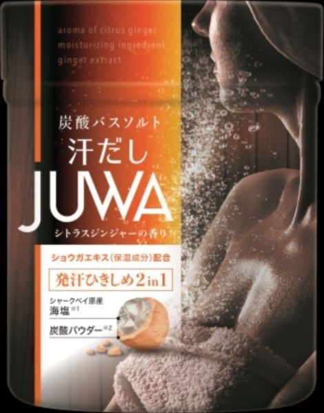 まとめ買い-12点セット 汗だしＪＵＷＡシトラスジンジャーの香り５００ｇ 白元アース 入浴剤