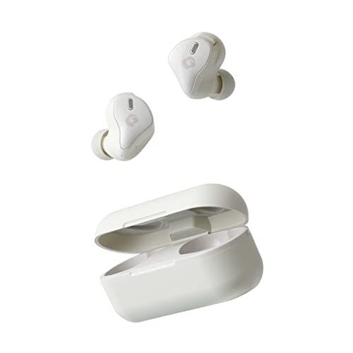 GLIDiC TW-6100 ワイヤレスイヤホン Bluetooth 5.2 Tile機能 カナル型 上のフィット感 IPX5防水規格 アクティブノイズキャンセリング 急速充電 最大35時間 ホワイト 横 45.0mm × 高さ 30.0mm × 奥行