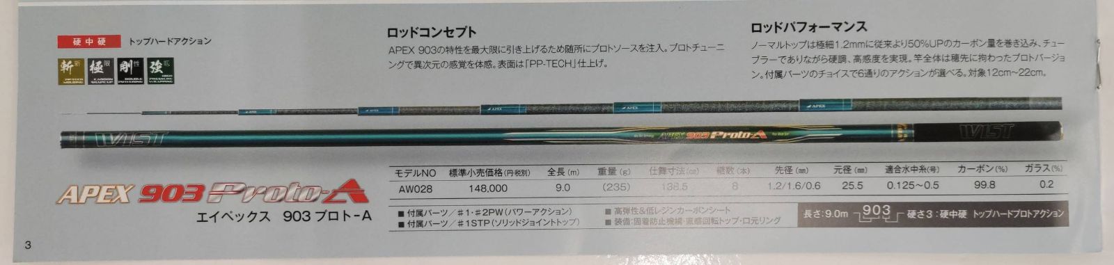 最終値下げ！】ウイスト エイペックス 903プロト-A〔235g〕（01）【美品】鮎 鮎釣り 鮎竿 友釣り 遡上 解禁 郡上 長良川 九頭竜川 神通川  馬瀬川 付知川 矢作川 巴川 - メルカリ