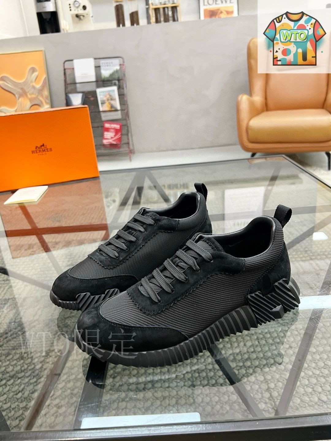 都会で軽やかに走り抜ける【HERMES】スニーカー≪Bouncing≫ 楽天市場】≪BrandNew≫ Hermes Bouncing Sneakers All Leather