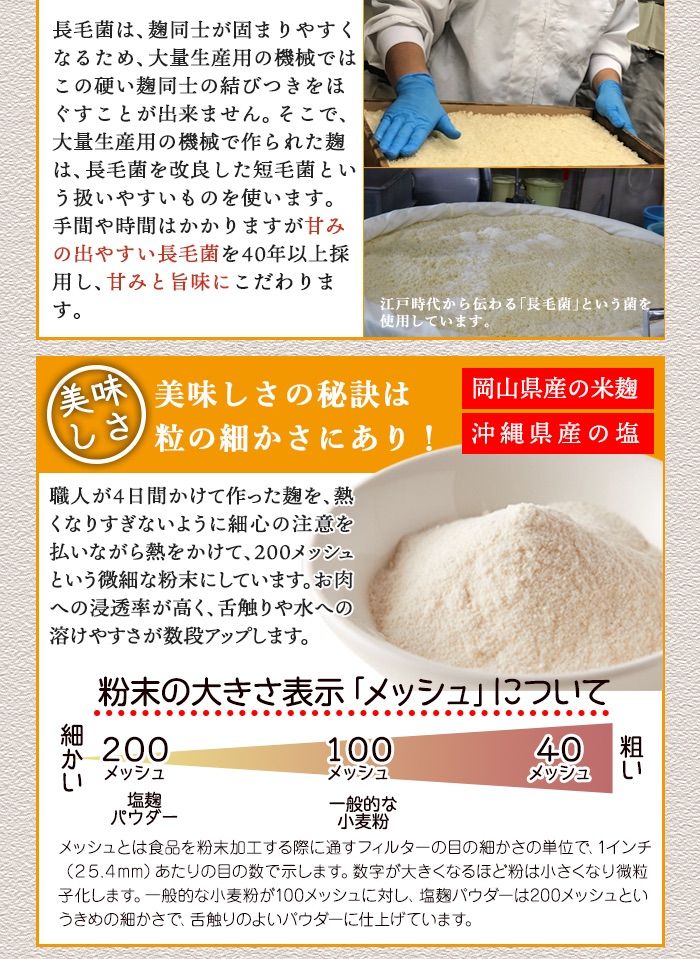 手軽に使える粉末タイプ 万能調味料 国産 塩こうじ 塩麹パウダー150g 米麹 粉末 調味料 食品添加物不使用 食材をもっと美味しく柔らかく  2022新作モデル 食材をもっと美味しく柔らかく