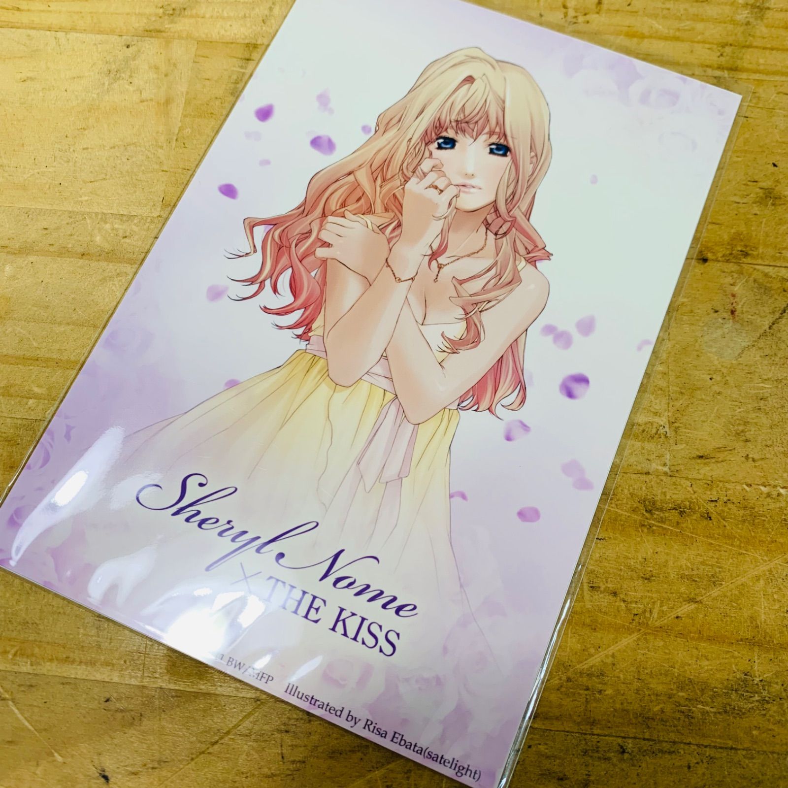 シェリルノーム×THE KISS コラボポストカード O38171 THE KISS マクロス コラボ シェリル・ノーム クリスタル